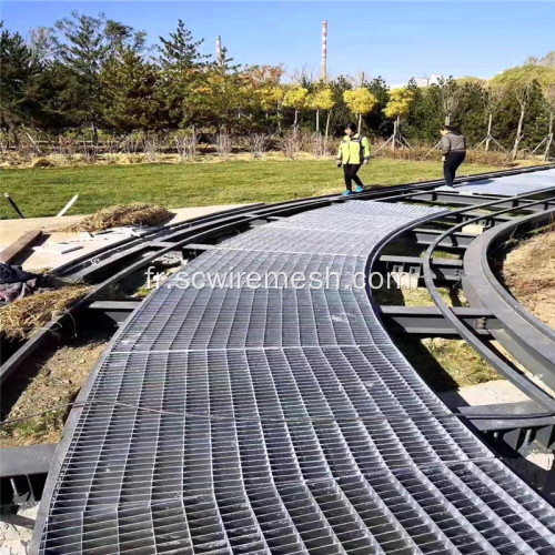 Grillage soudé par barre d'acier inoxydable extérieur lisse